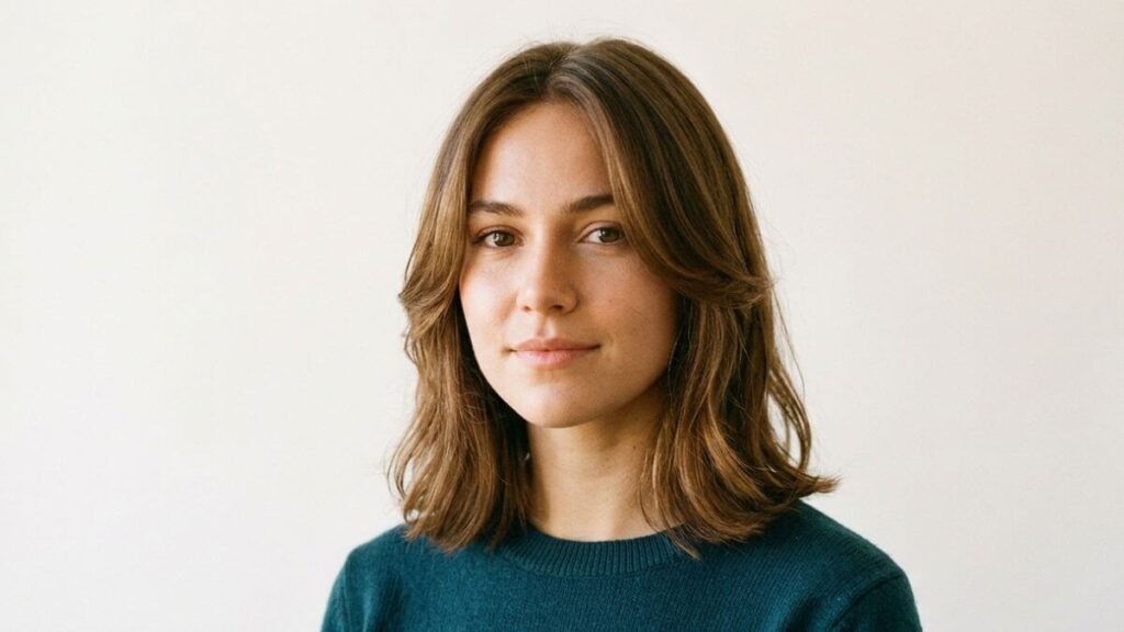 face framing layers shoulder length hairstyle