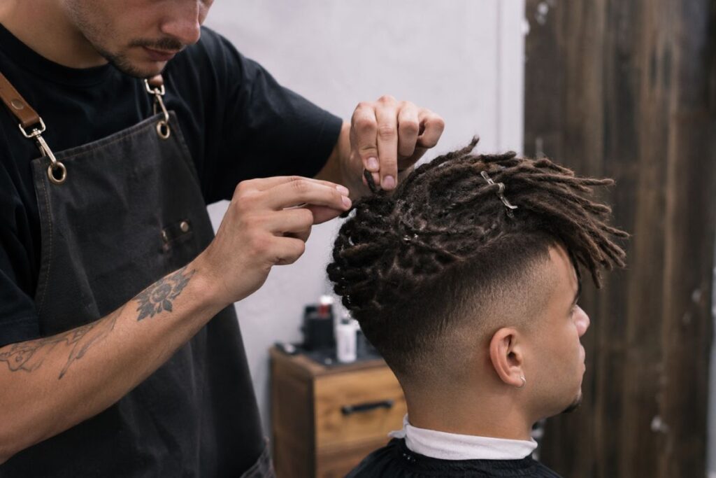 Viking dreads technique for fine thin hair