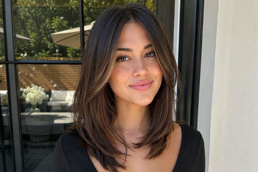 Best Hairstyles Heart Face Shape woman