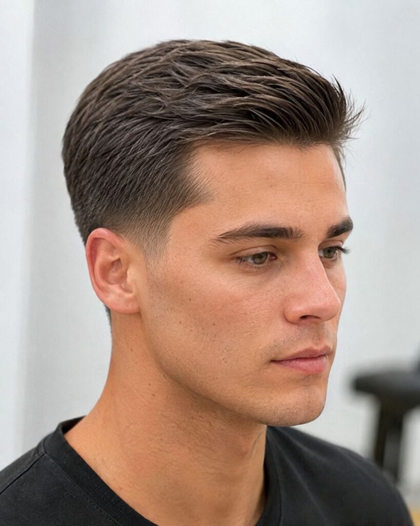 Ivy league cut for diamond face shape