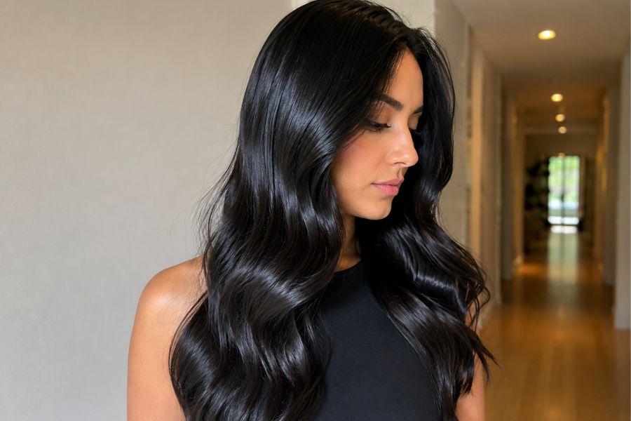 What Is a Hair Gloss? for shiny hair